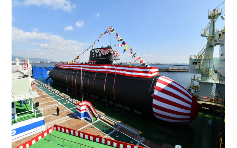 Japan launches new submarine for the first time - Wei Kewei - keep an eye on current events