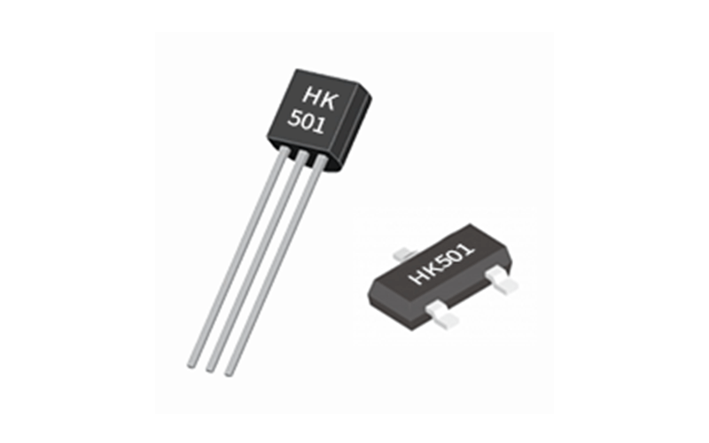 鎖存-低功耗2.5mA-高靈敏度霍爾雙極開關-反向電壓保護-汽車應用-HK501
